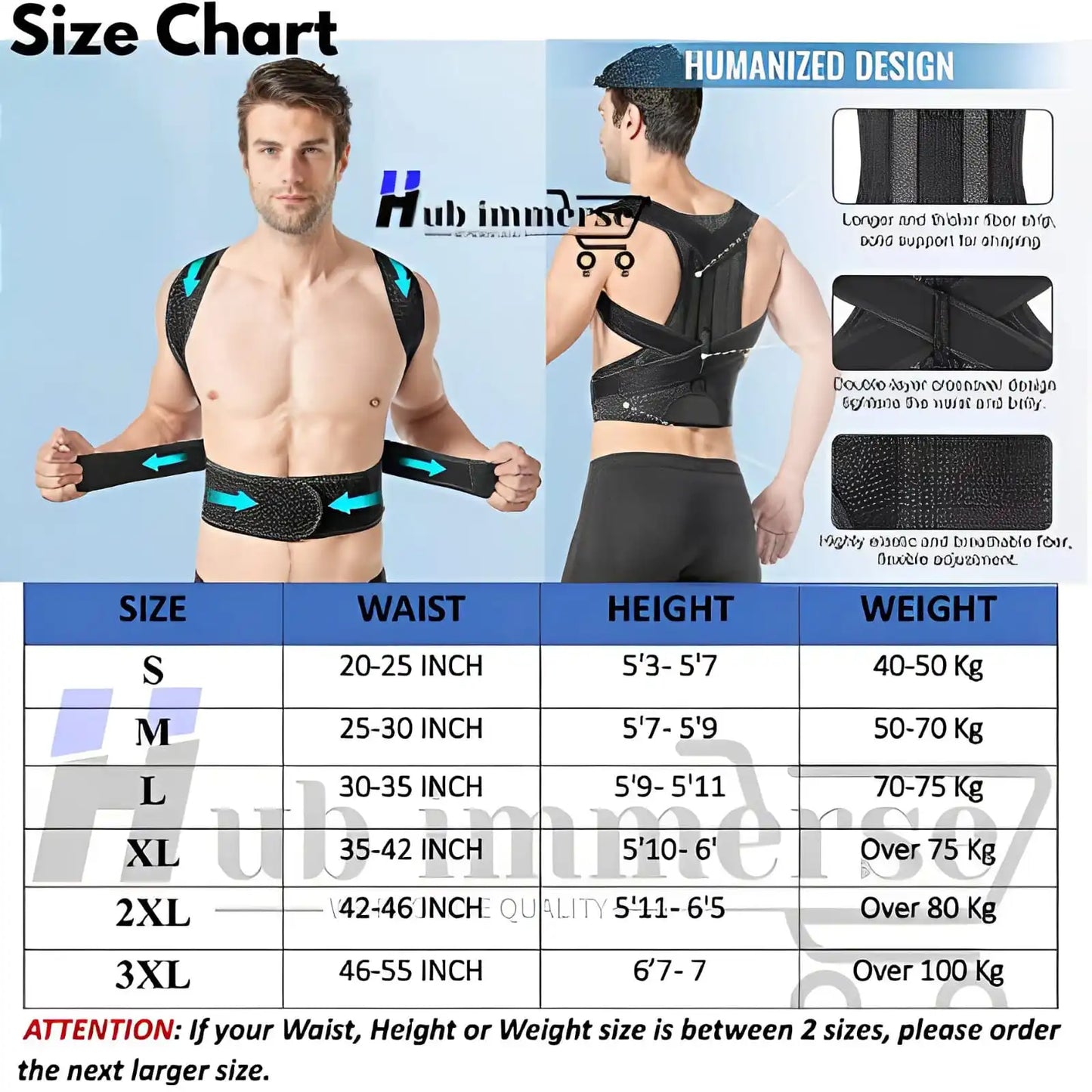 Posture Corrector For Men's and Women's